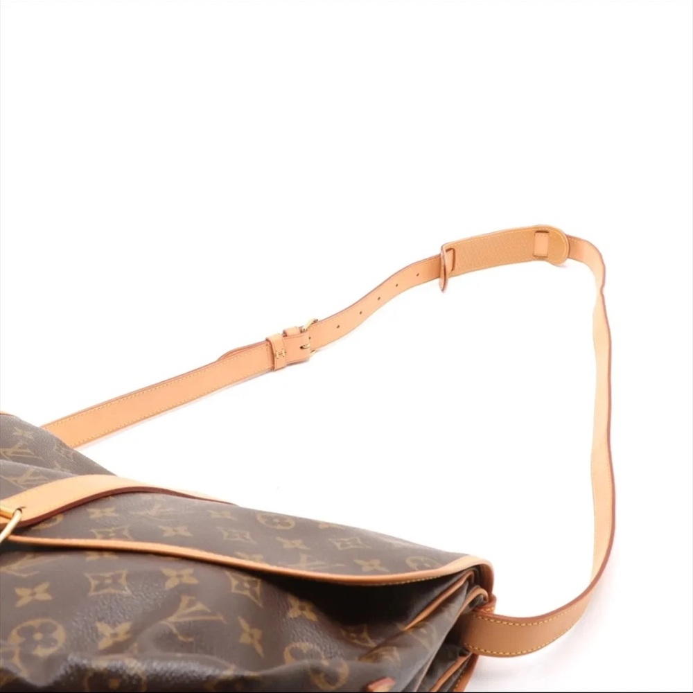 Louis Vuitton Saumur 35 Monogram Shoulder Crossbody Messenger Double Saddle Bag - Picture 12 of 16